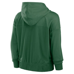 New York Jets Women's Script Lock Full-Zip Hoodie Green
