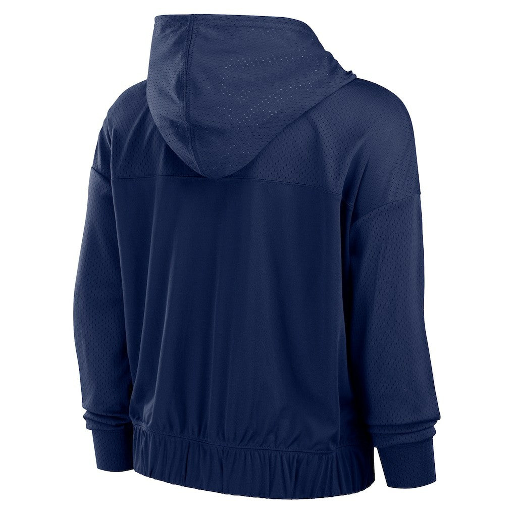 Seattle Seahawks Women's Script Lock Full-Zip Hoodie College Navy