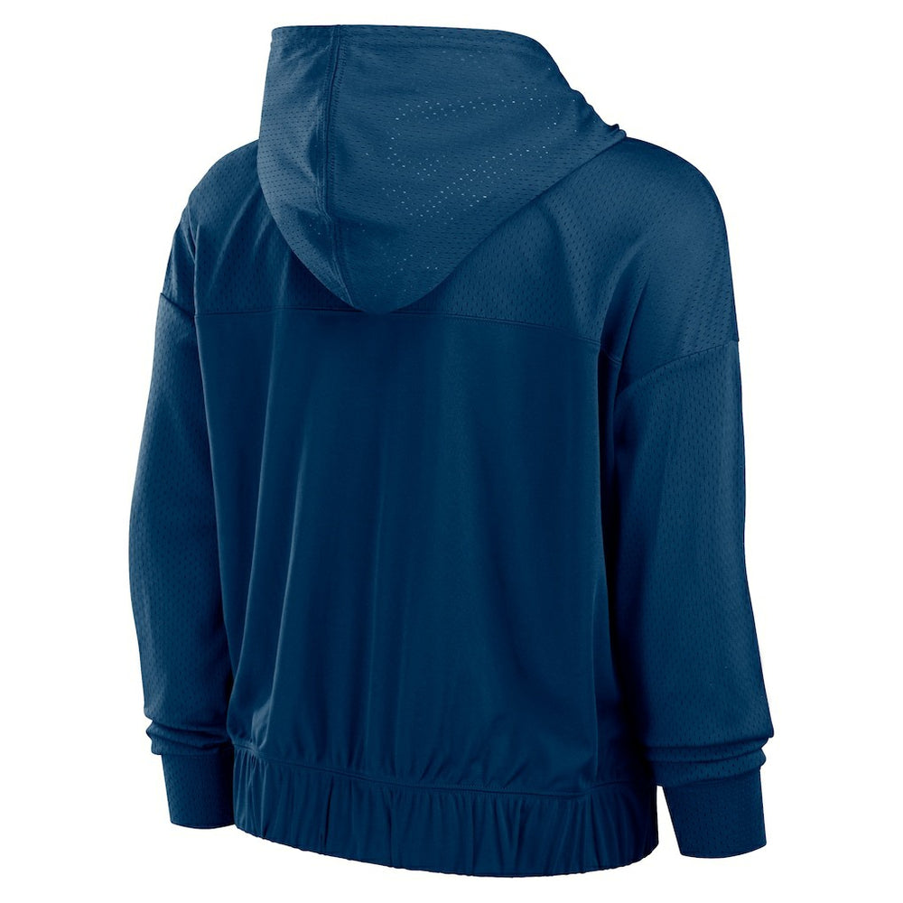 Chicago Bears Women's Script Lock Full-Zip Hoodie Navy