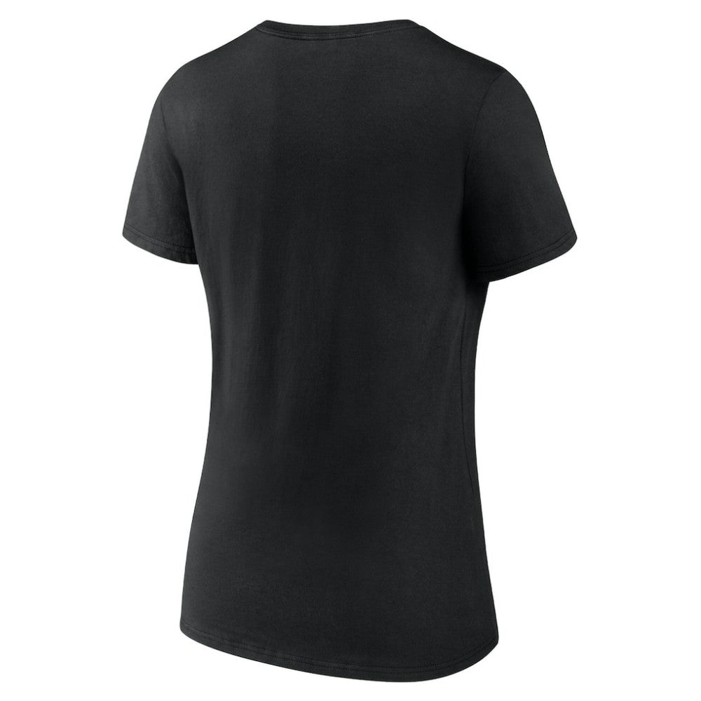 NHL Philadelphia Flyers Fanatics Women's Authentic Pro Core Primary V-Neck T-Shirt - Black