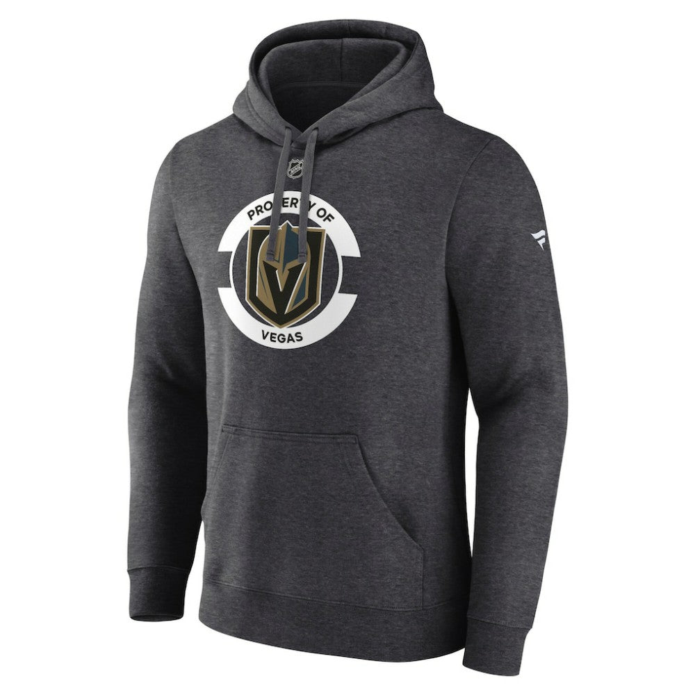 NHL Vegas Golden Knights Fanatics Authentic Pro Core Secondary Fleece Pullover Hoodie - Heather Charcoal