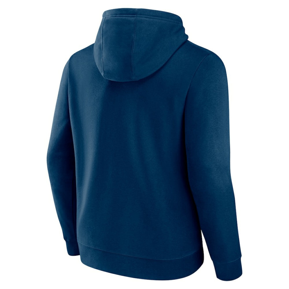 NHL Seattle Kraken Fanatics Authentic Pro Core Secondary Fleece Pullover Hoodie - Deep Sea Blue