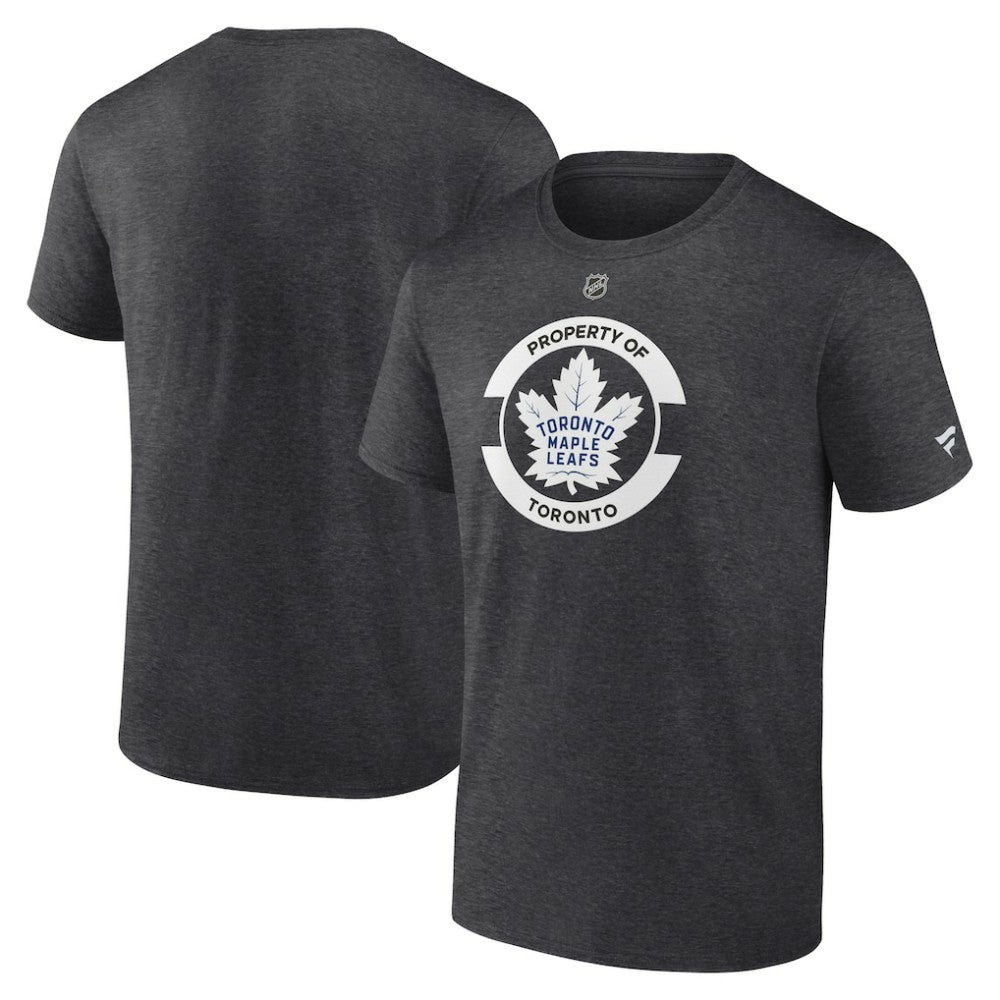 NHL Toronto Maple Leafs Fanatics Authentic Pro Core Secondary T-Shirt - Heather Charcoal