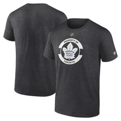 NHL Toronto Maple Leafs Fanatics Authentic Pro Core Secondary T-Shirt - Heather Charcoal