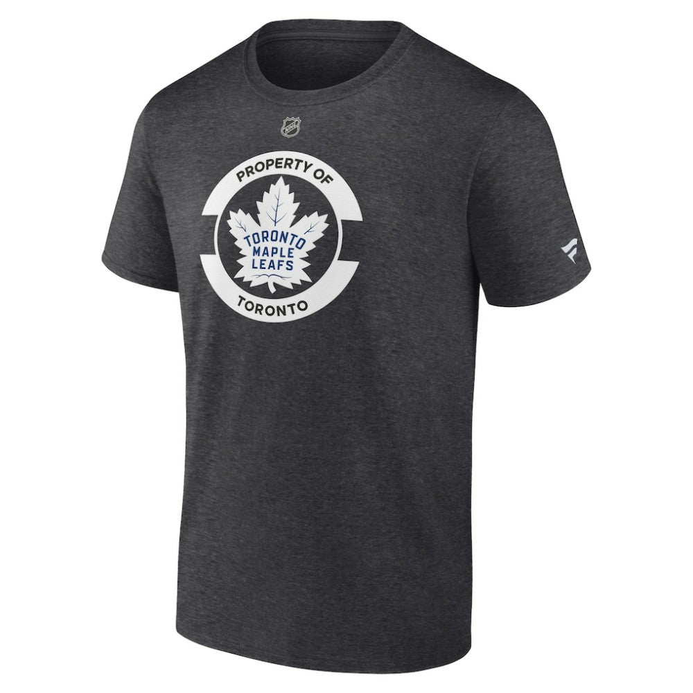 NHL Toronto Maple Leafs Fanatics Authentic Pro Core Secondary T-Shirt - Heather Charcoal