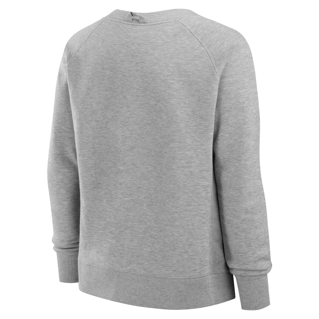 Cleveland Browns Women's Hit Hard Fleece Pullover Sweatshirt Heather Gray