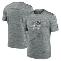 Dallas Cowboys Sideline Velocity Throwback Logo Dri-FIT T-Shirt Gray