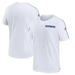 Dallas Cowboys 2024 Sideline Coach UV Performance T-Shirt White