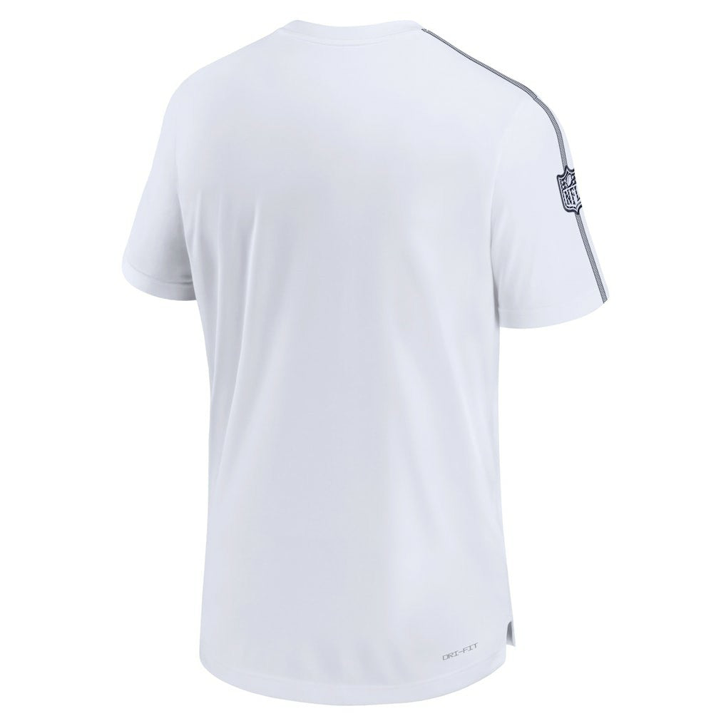 Dallas Cowboys 2024 Sideline Coach UV Performance T-Shirt White