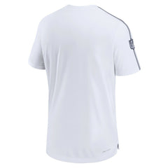 Dallas Cowboys 2024 Sideline Coach UV Performance T-Shirt White