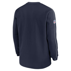 Dallas Cowboys 2024 Sideline Coach Vintage Pullover Sweatshirt Navy