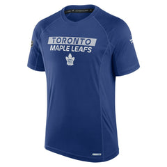 NHL Toronto Maple Leafs Fanatics Authentic Pro Rink Tech T-Shirt - Blue