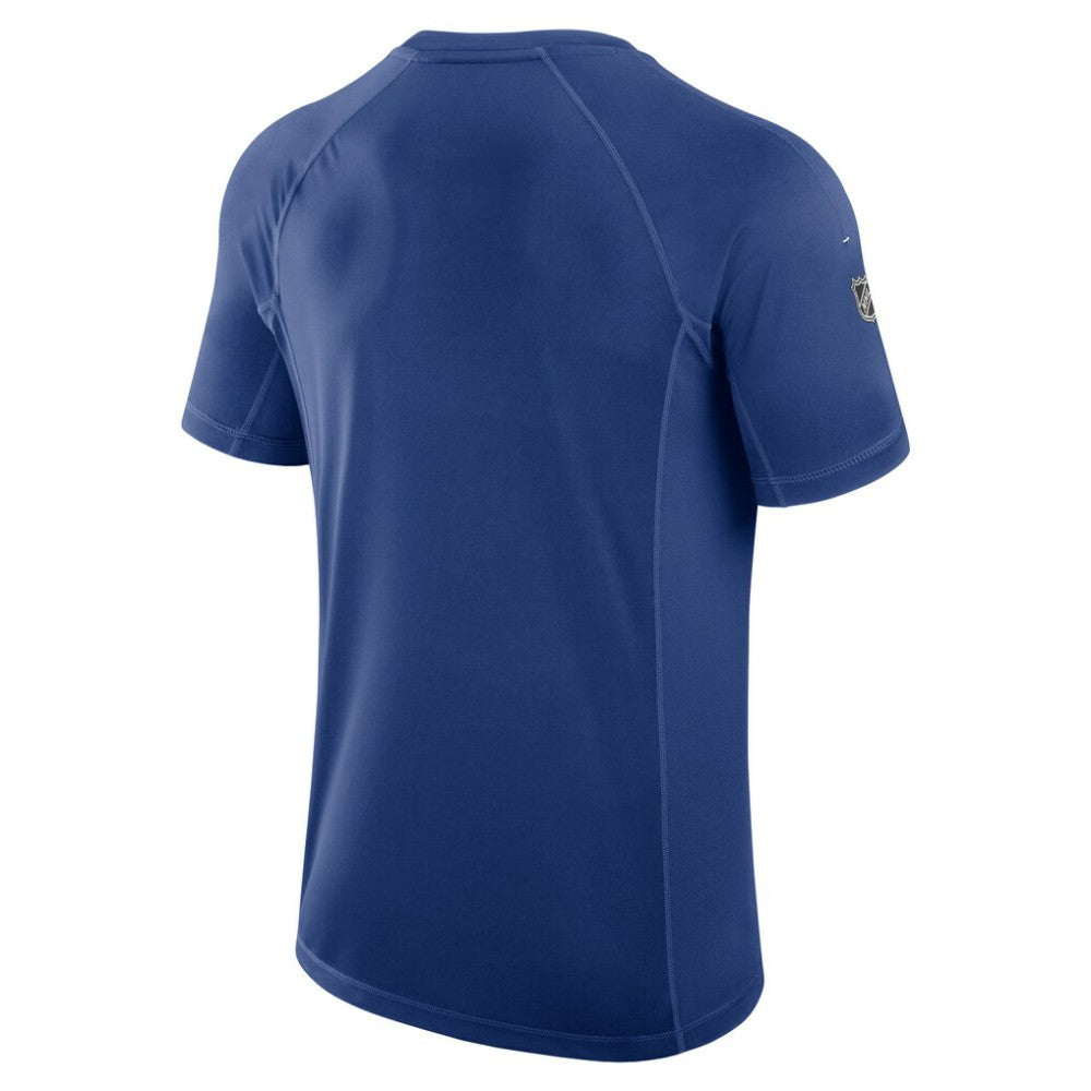 NHL Toronto Maple Leafs Fanatics Authentic Pro Rink Tech T-Shirt - Blue