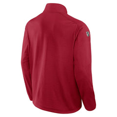 NHL Montreal Canadiens Fanatics Authentic Pro Rink Quarter-Zip Jacket - Red