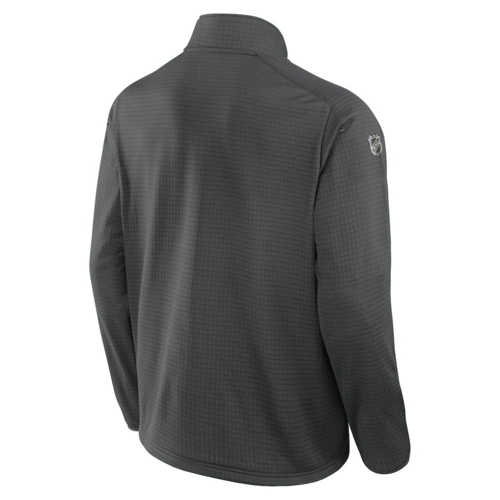 NHL Vegas Golden Knights Fanatics Authentic Pro Rink Quarter-Zip Jacket - Gray