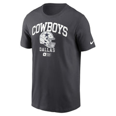 Dallas Cowboys Helmet Essential T-Shirt Charcoal