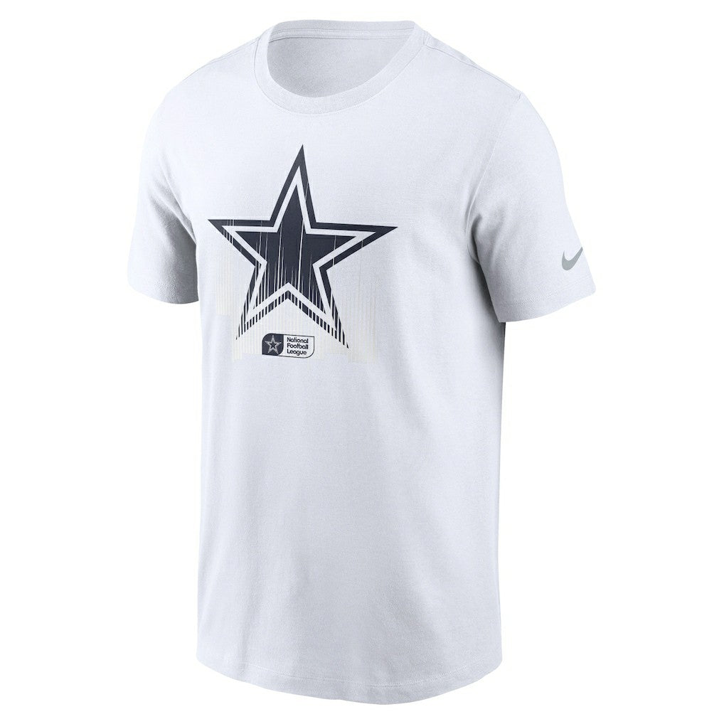 Dallas Cowboys Faded Essential T-Shirt White
