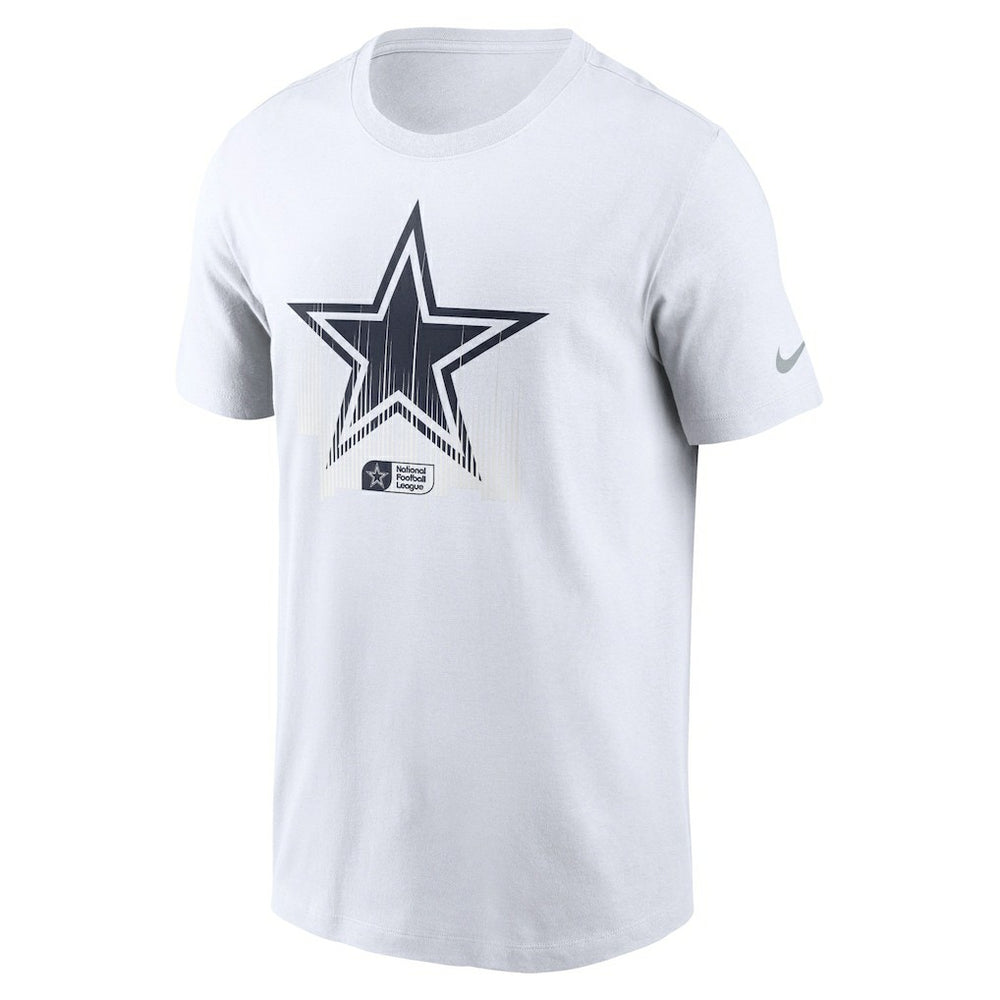 Dallas Cowboys Faded Essential T-Shirt White