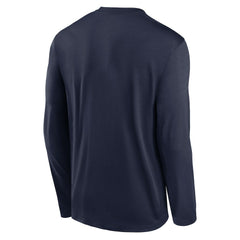 Dallas Cowboys Icon Legend Performance Long Sleeve T-Shirt Navy