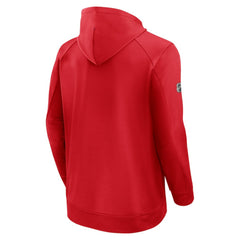 NHL New York Rangers Fanatics Authentic Pro Rink Fleece Pullover Hoodie - Red
