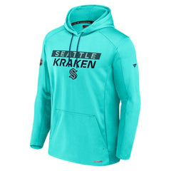 NHL Seattle Kraken Fanatics Authentic Pro Rink Fleece Pullover Hoodie - Blue