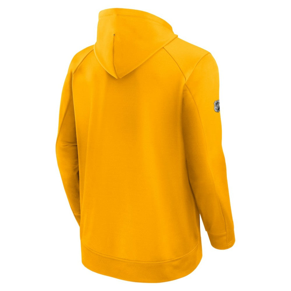 NHL Boston Bruins Fanatics Authentic Pro Rink Fleece Pullover Hoodie - Gold