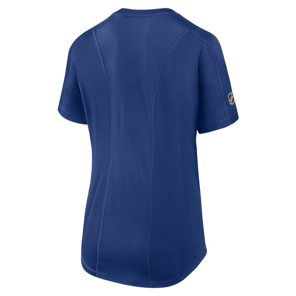 NHL Tampa Bay Lightning Fanatics Women's Authentic Pro Rink Tech T-Shirt - Blue