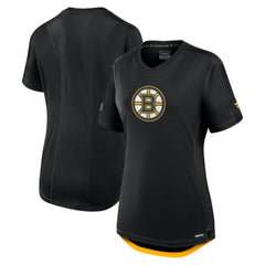 NHL Boston Bruins Fanatics Women's Authentic Pro Rink Tech T-Shirt - Black
