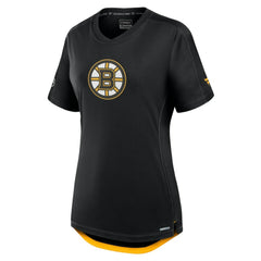 NHL Boston Bruins Fanatics Women's Authentic Pro Rink Tech T-Shirt - Black