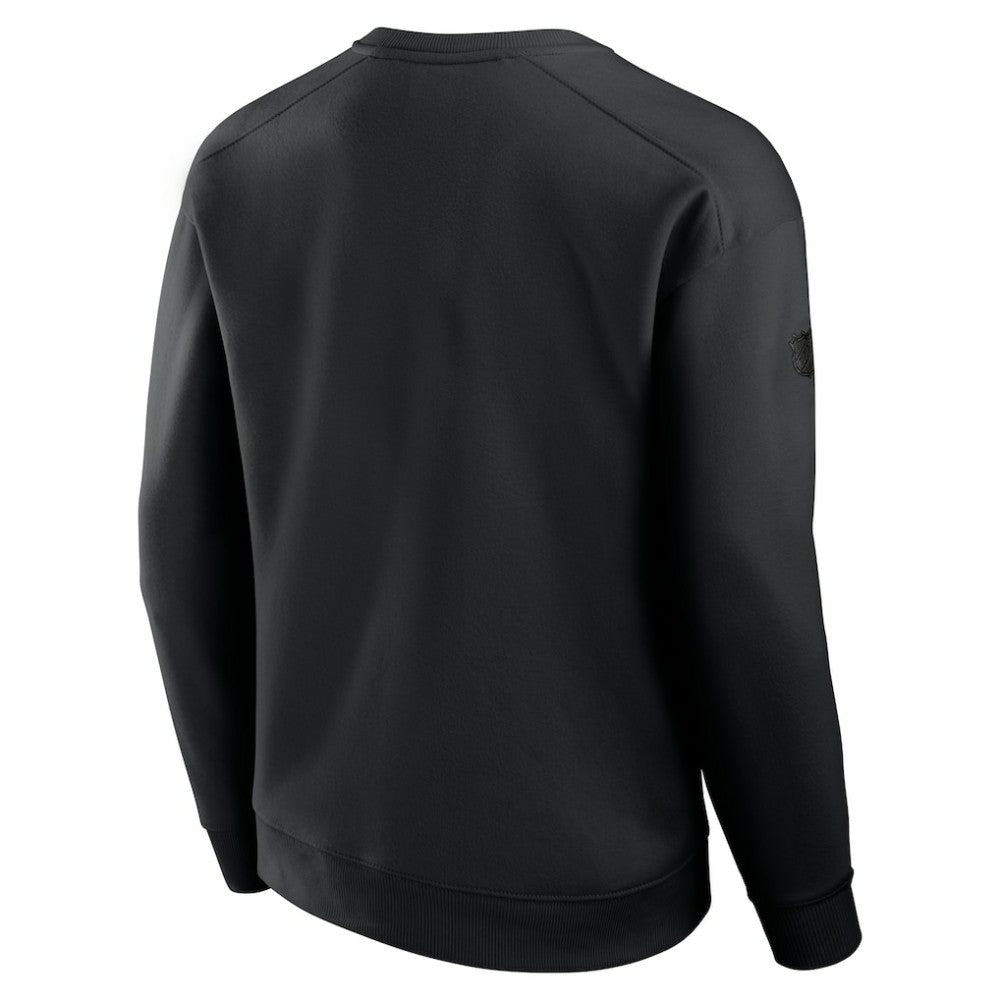 NHL Detroit Red Wings Fanatics Authentic Pro Road Fleece Pullover Sweatshirt - Black