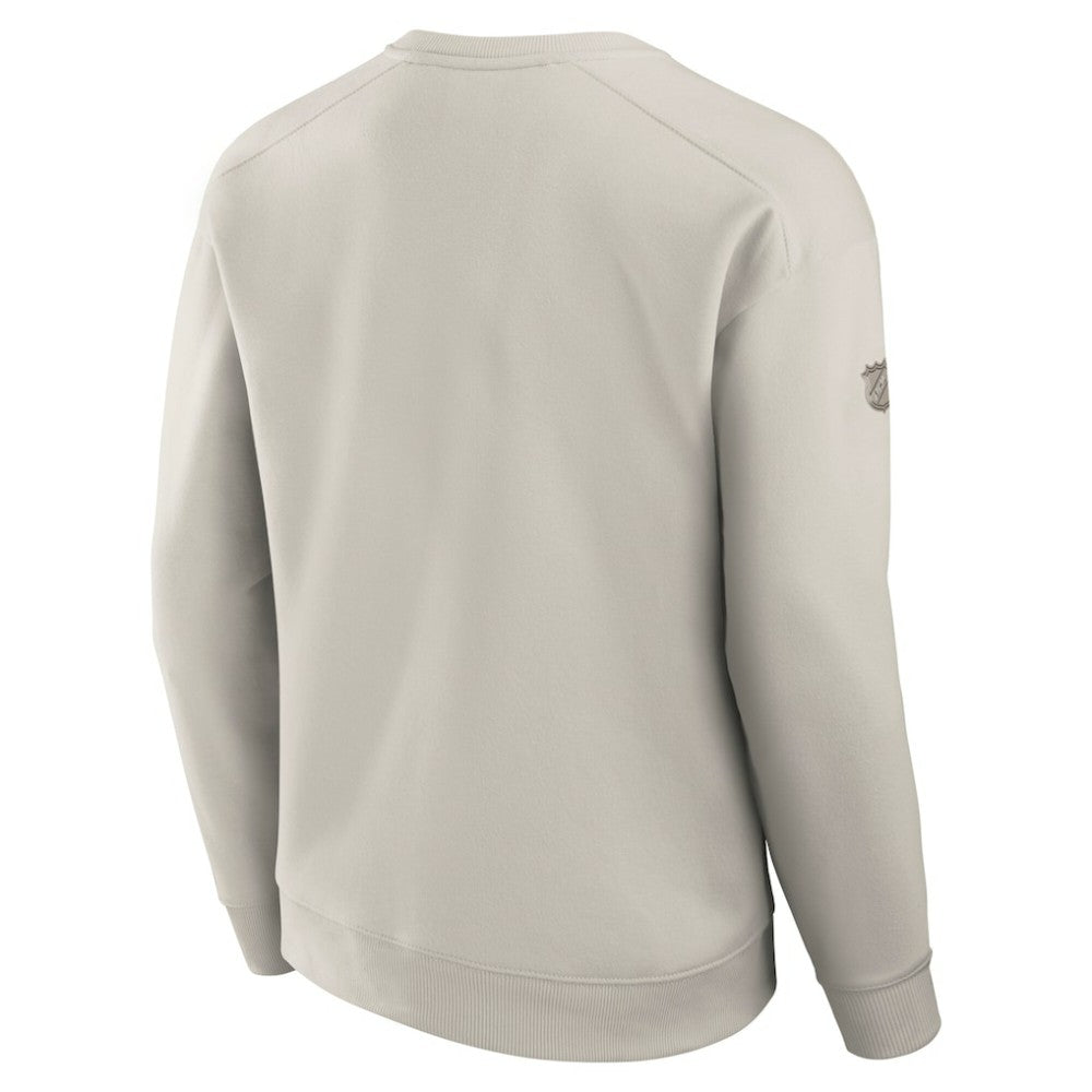 NHL New Jersey Devils Fanatics Authentic Pro Road Fleece Pullover Sweatshirt - Cream