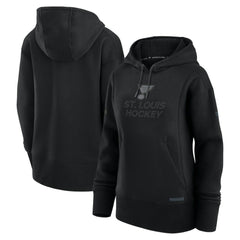 NHL St. Louis Blues Fanatics Women's Authentic Pro Road Pullover Hoodie - Black