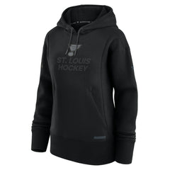 NHL St. Louis Blues Fanatics Women's Authentic Pro Road Pullover Hoodie - Black