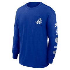 Dallas Cowboys Rewind Heavy Max90 Pocket Long Sleeve T-Shirt Royal