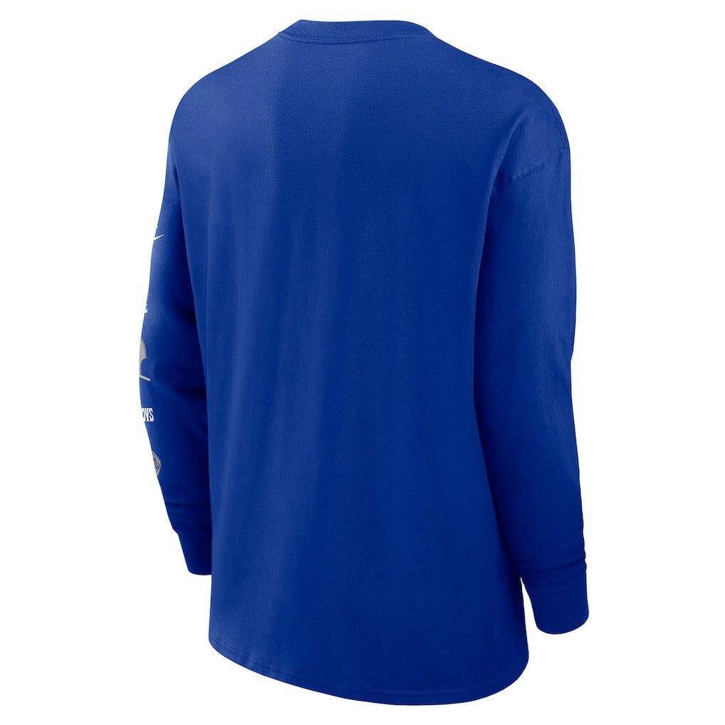 Dallas Cowboys Rewind Heavy Max90 Pocket Long Sleeve T-Shirt Royal