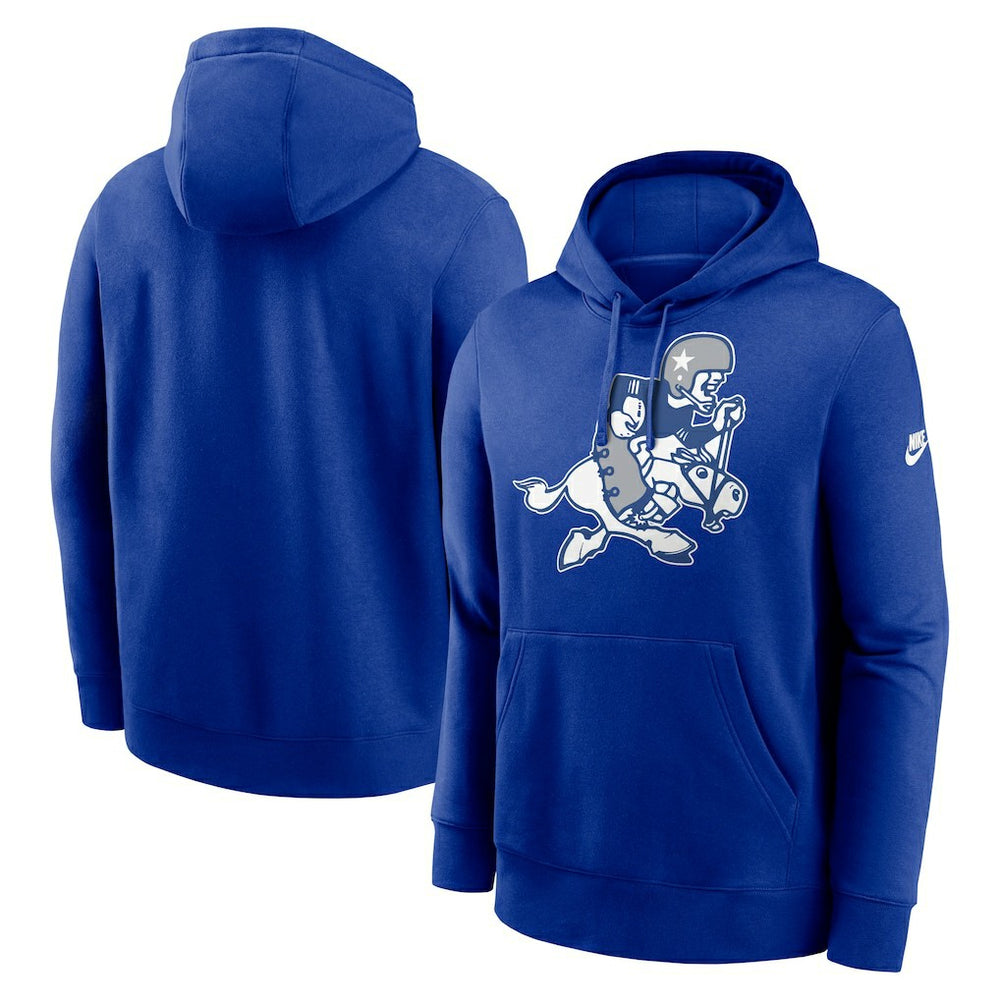Dallas Cowboys Rewind Retro Joe Club Pullover Hoodie Royal