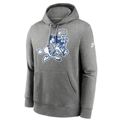 Dallas Cowboys Rewind Retro Joe Club Pullover Hoodie Heather Charcoal