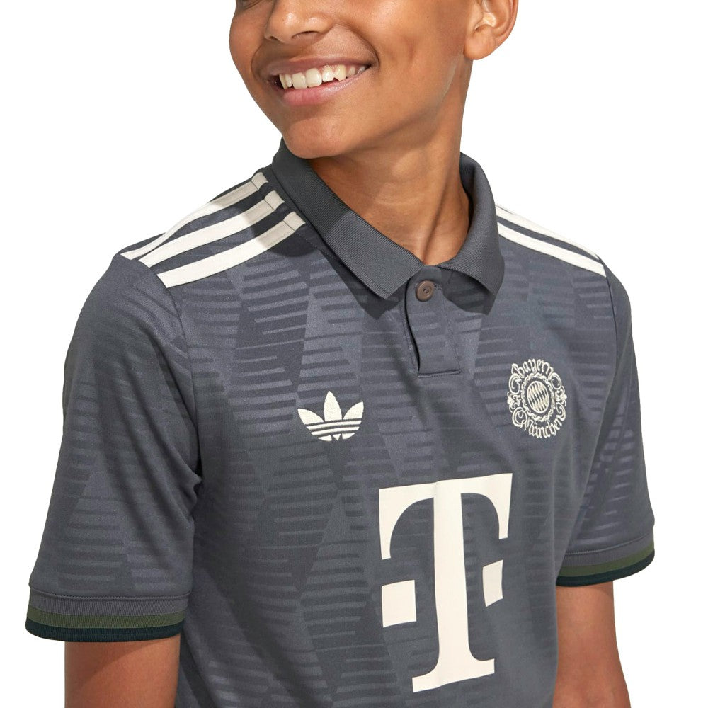 Bayern Munich Youth 2024/25 Wiesn Replica Jersey Gray