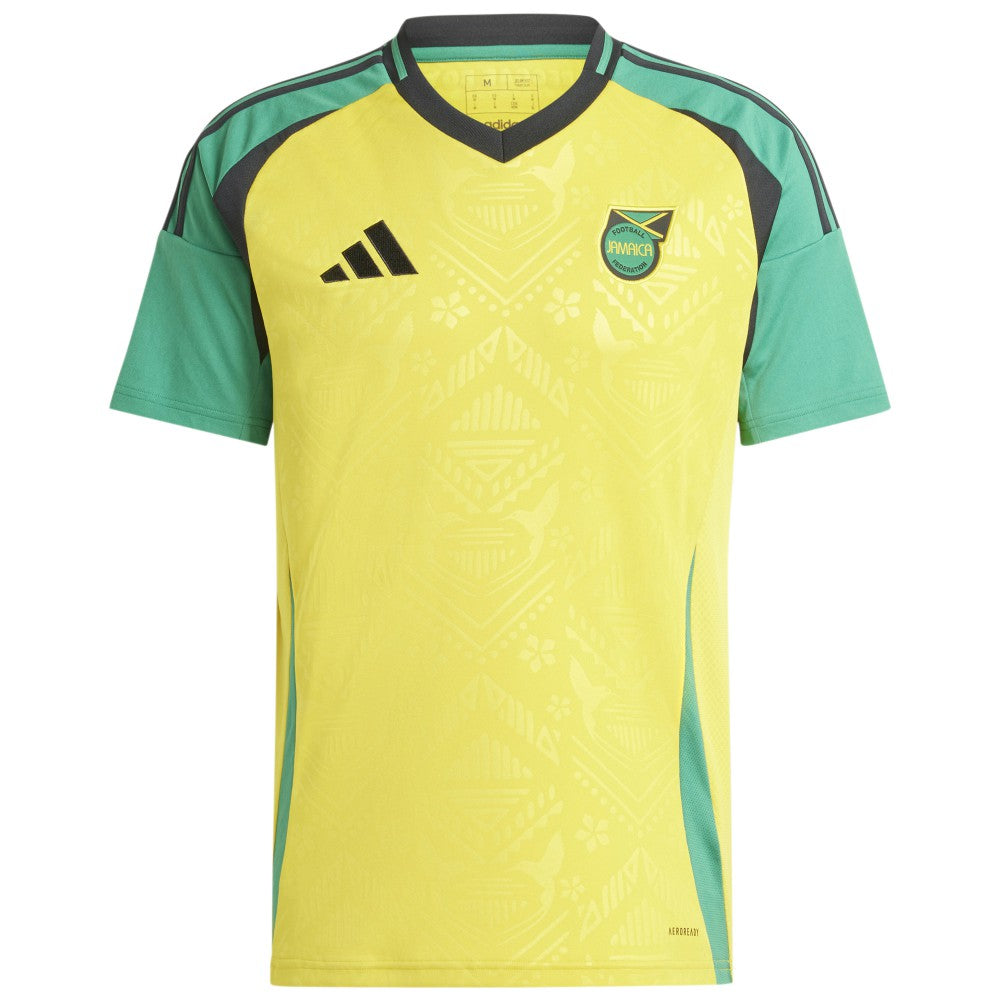 Jamaica National Team 2024 Home Replica Jersey Yellow