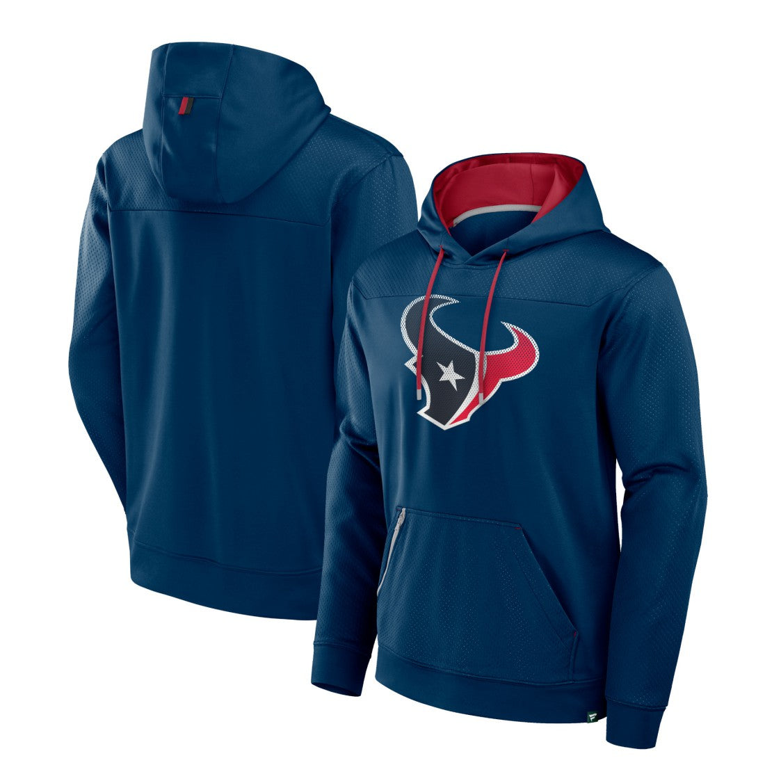 Houston Texans Defender Dot Faded Pullover Hoodie Navy