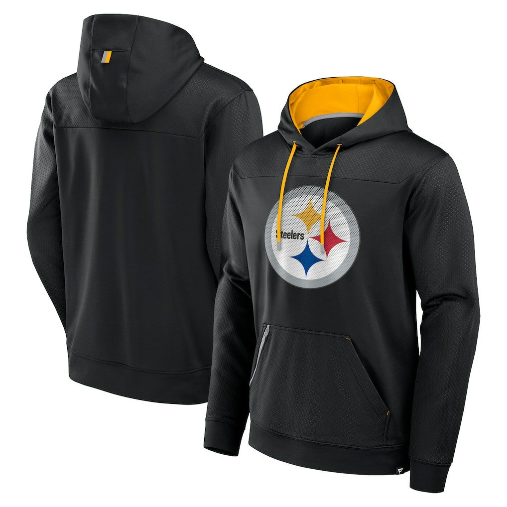 Pittsburgh Steelers Defender Pullover Hoodie Black