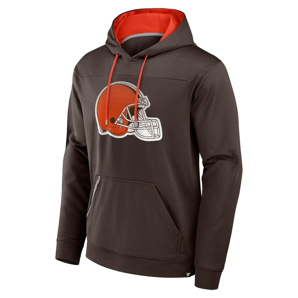 Cleveland Browns Defender Pullover Hoodie Brown