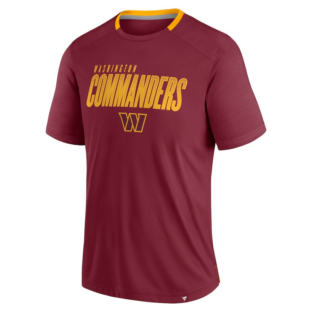 Washington Commanders Defender Fade Slant T-Shirt Burgundy