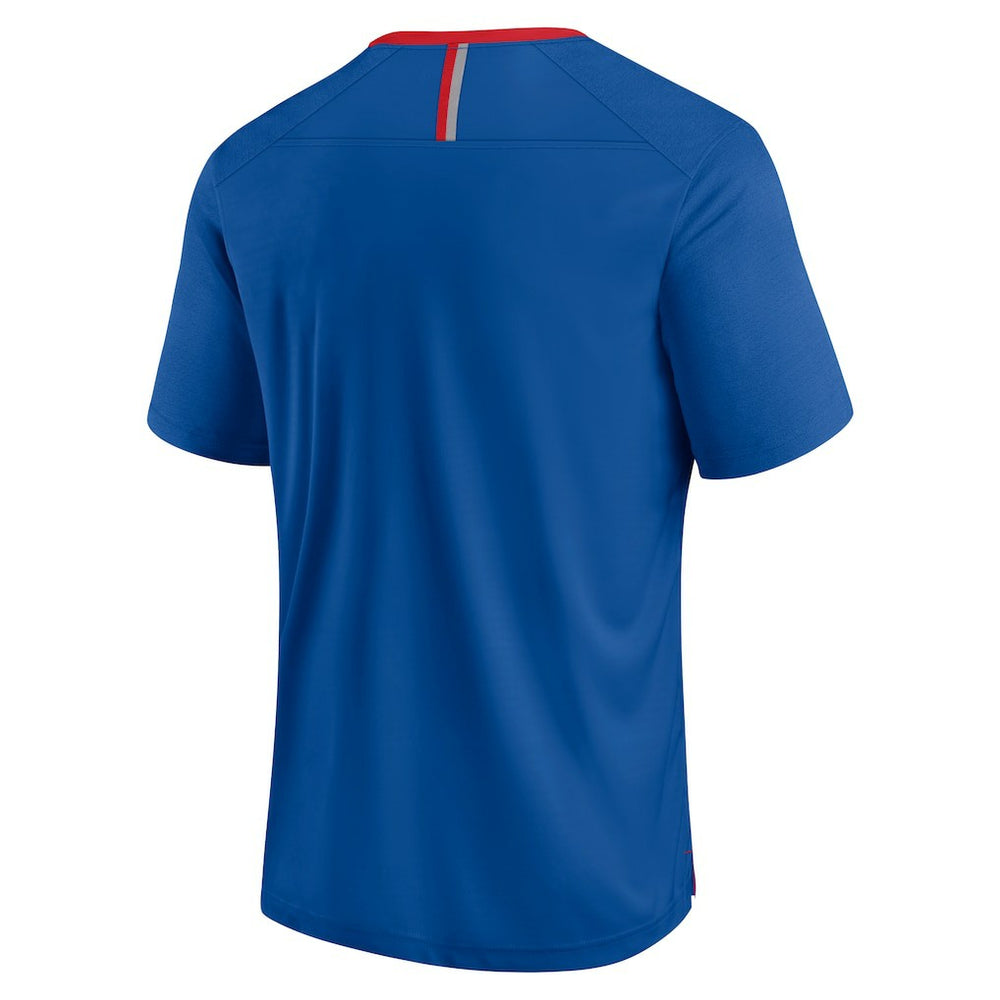 Buffalo Bills Defender Fade Slant T-Shirt Royal