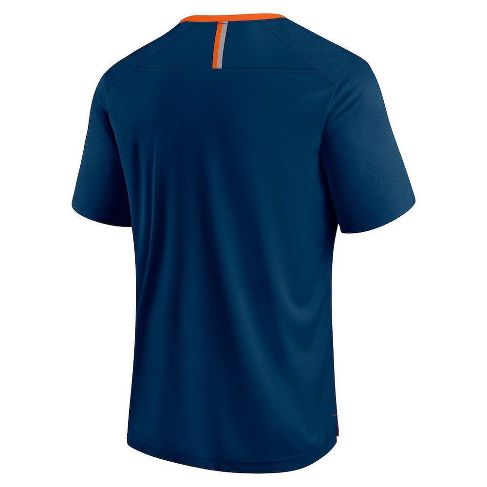 Chicago Bears Defender Fade Slant T-Shirt Navy