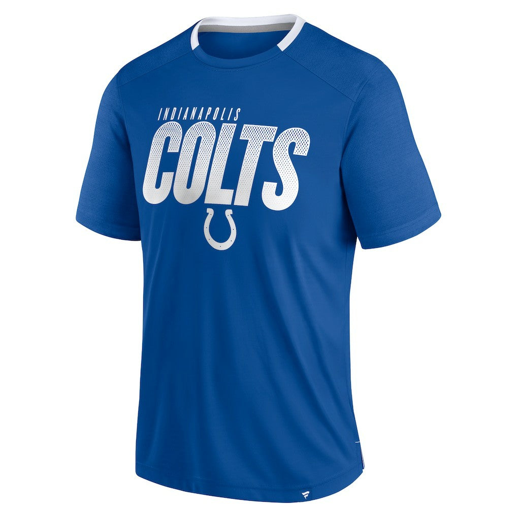 Indianapolis Colts Defender Fade Slant T-Shirt Royal