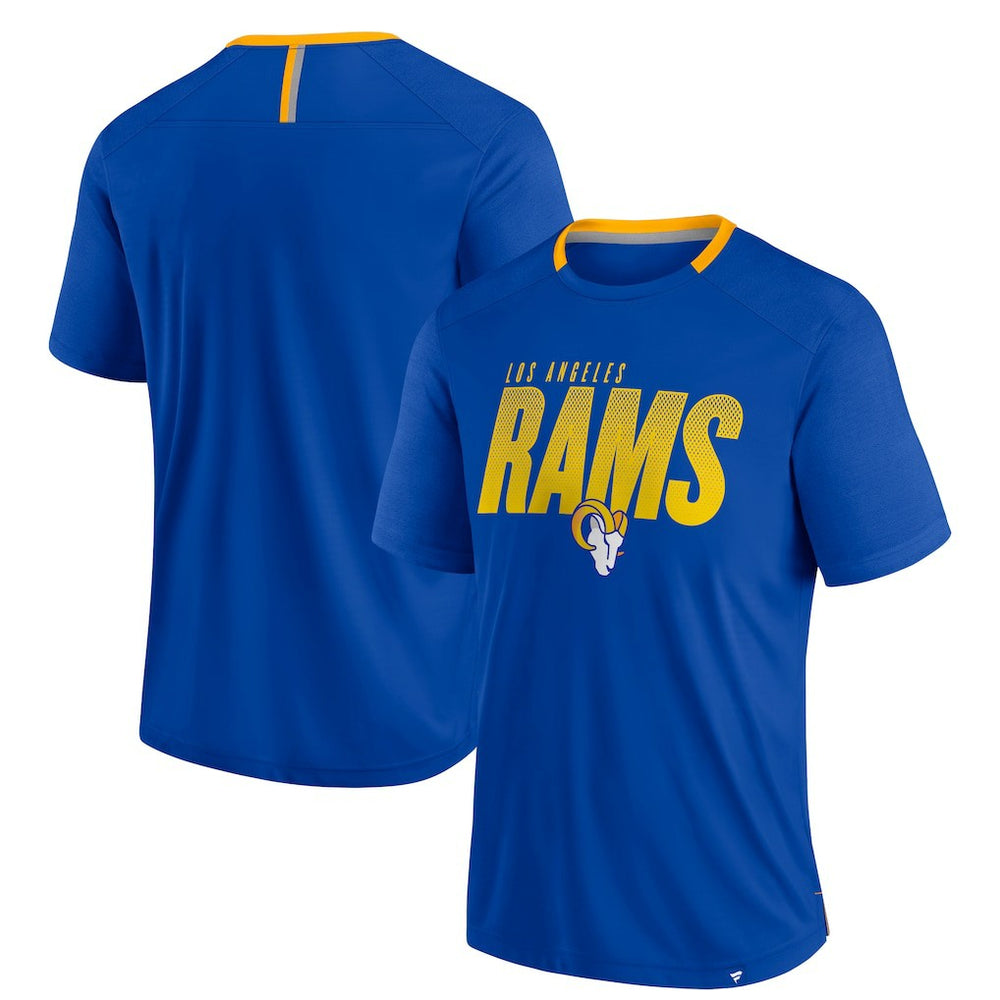 Los Angeles Rams Defender Fade Slant T-Shirt Royal