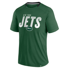 New York Jets Defender Fade Slant T-Shirt Green