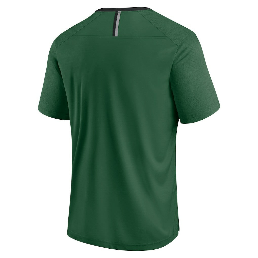 New York Jets Defender Fade Slant T-Shirt Green