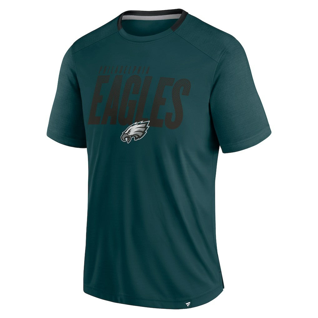 Philadelphia Eagles Defender Fade Slant T-Shirt Midnight Green